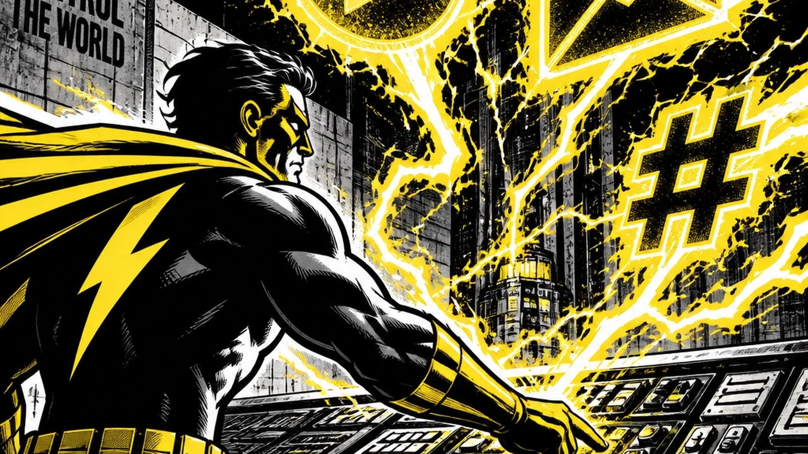 Brutalist hero at the 141 Creative repurposing engine control panel — orchestrating an omnichannel content distribution strategy
